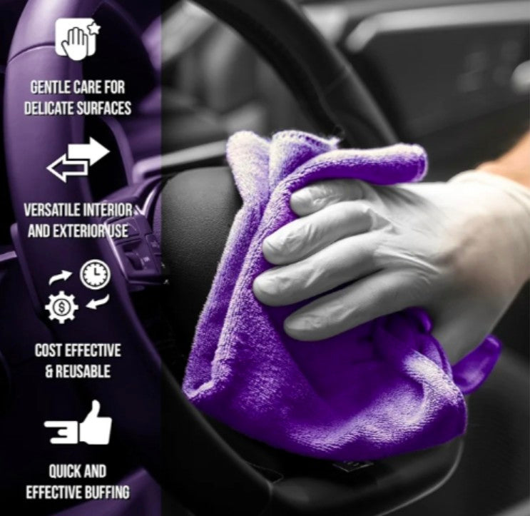 Microfiber Cloth Car Cleaning