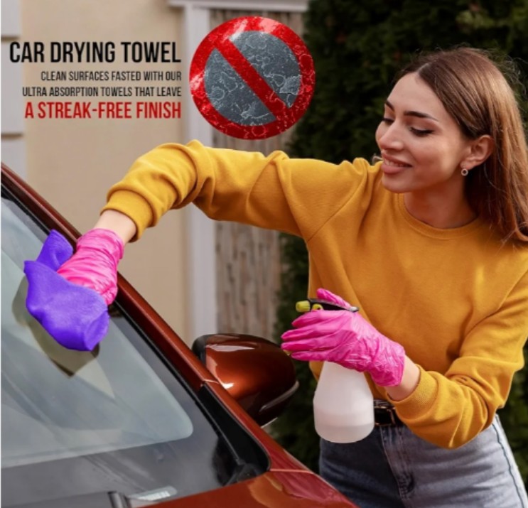 Microfiber Cloth Car Cleaning