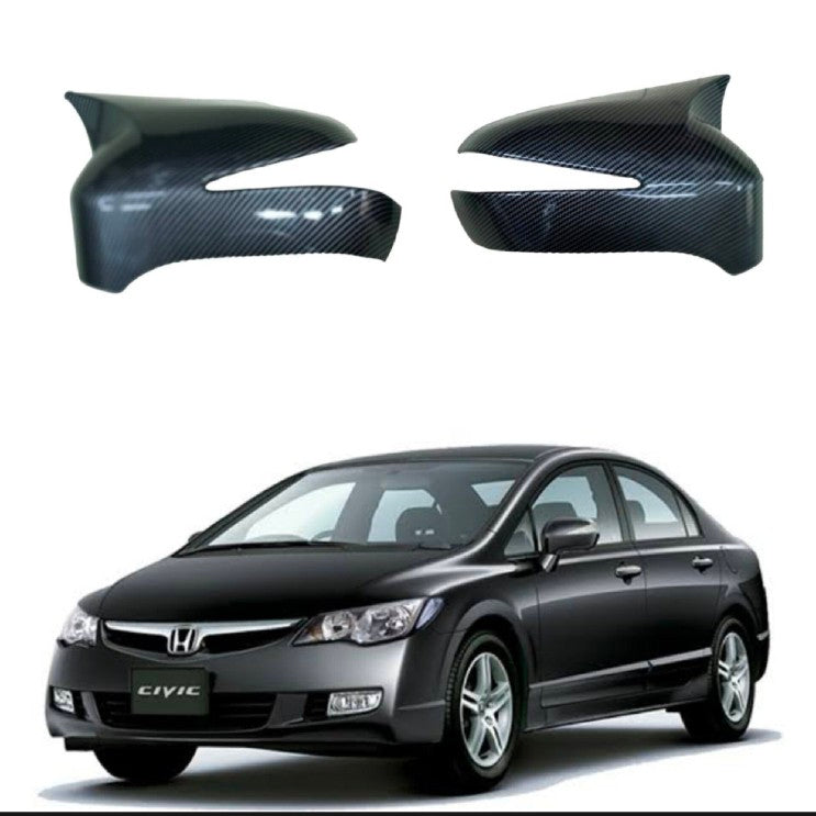 Carbon Fibre Batman Style Side Mirror Covers