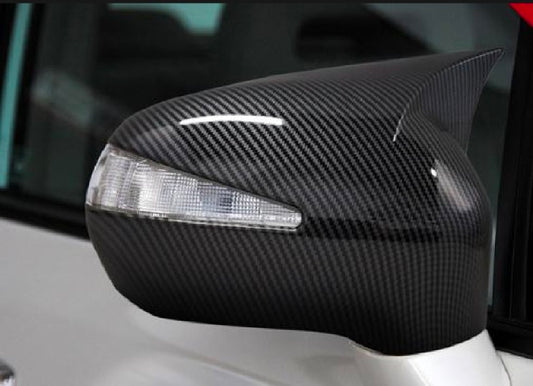 Carbon Fibre Batman Style Side Mirror Covers