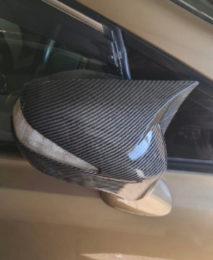 Carbon Fibre Batman Style Side Mirror Covers